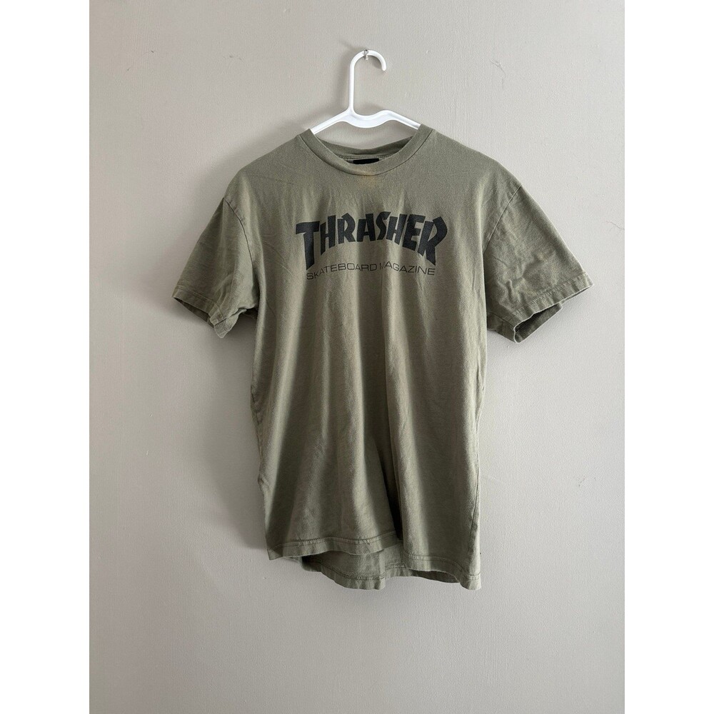 Thrasher women’s olive tee M